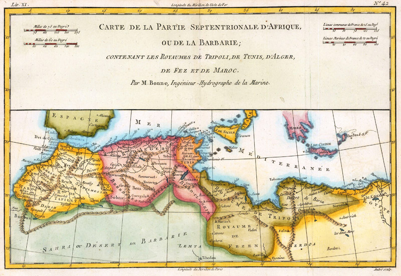 Noord Afrika 1771 Bonne